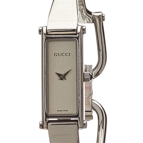 gucci women's watch 1500|Gucci 1500l watch stainless steel.